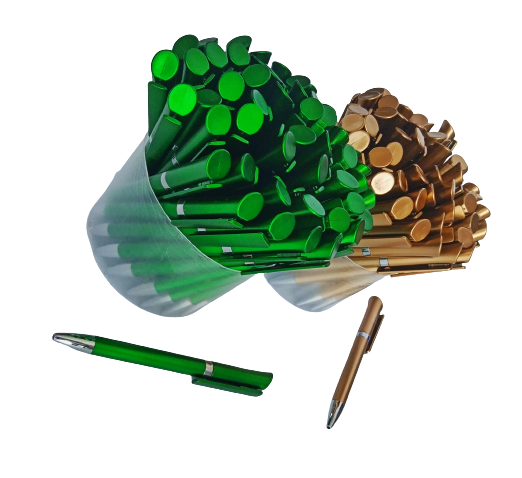 Gold and Green Pen (pack)