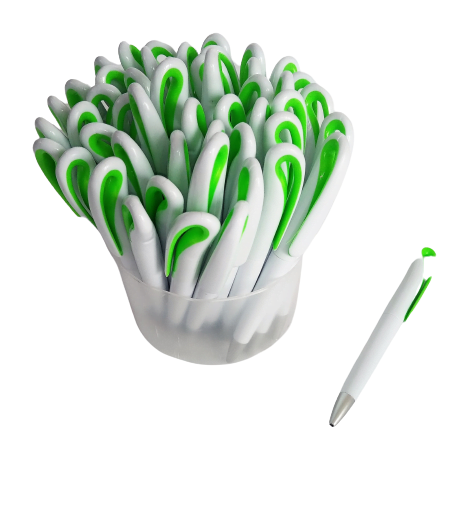 White and Coloured Pen